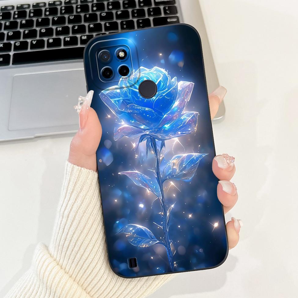 For Realme C21Y RMX3261 RMX3263 C25Y RMX3269 Cover For Realme C21Y Case Cute Cat Funny Cool Fashion Silicone Shockproof Bumper