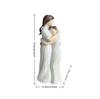 1 Piece of Nordic-Style Simple and Elegant Mother-Daughter Figurine, an Artistic Sculpture Expressing Family Affection for the Living Room or Study,