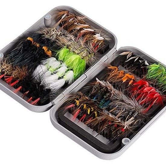 Bassdash Complete Fly Fishing Tackle Case Included Stream Tenkara Trout Set