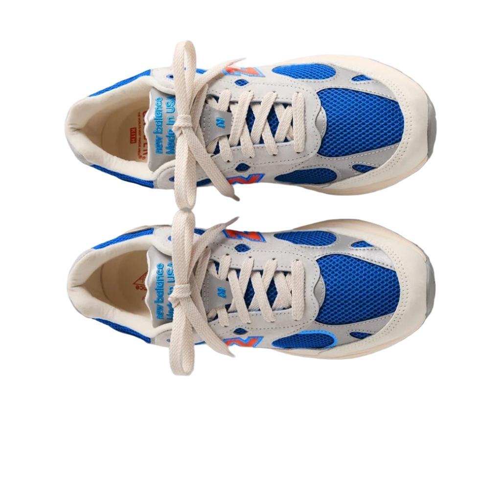 Kith x מדיסון סקוור גארדן x ניו באלאנס 993 מיוצר בארה"ב ניו יורק ניקס - בית נעלי סניקרס יוניסקס אפור אפור מגילת עתיקה אפור מוח U993MS