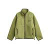 Unisex Thick Fleece-Lined Cotton Puffer Jacket Winter Warm Oversized Hoodless Coat Men Women