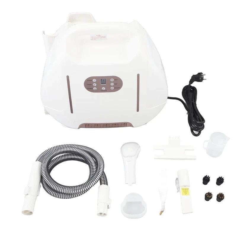 Household High Temperature Steam Cleaner Handheld Carpet Cleaner Kitchen Sofa Mattress Powerful Deep Stain Cleaning Machine