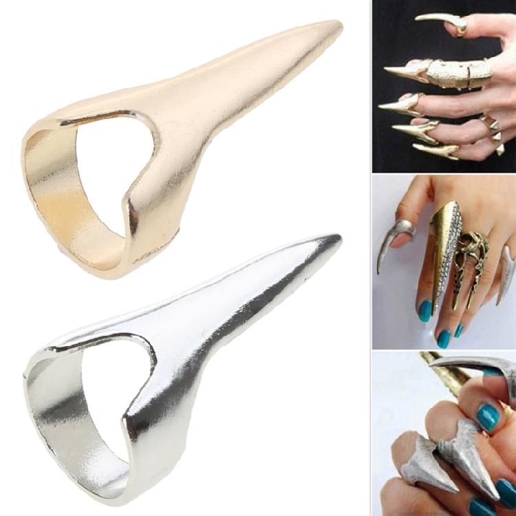 5pcs Finger Ring Metal Nails For Fingers Easy Braiding Hair Tool Finger Claws
