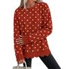 Women's Lightweight Silk Scarf, Polka Dot Large Shawl Wrap for Spring Fall, Waist Tie Scarf