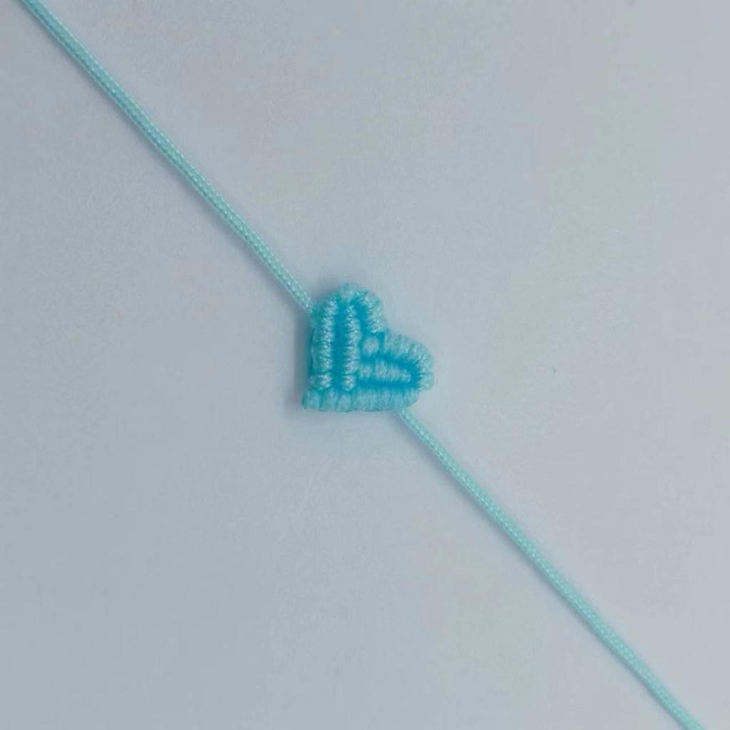 Handarbeit Handgestrickt Pfirsich Herzförmig Glücksbringend Rotes Seil Armband Verstellbar Damen Beste Freundin Anhänger Einfach Herren Paar Liebende Geschenk