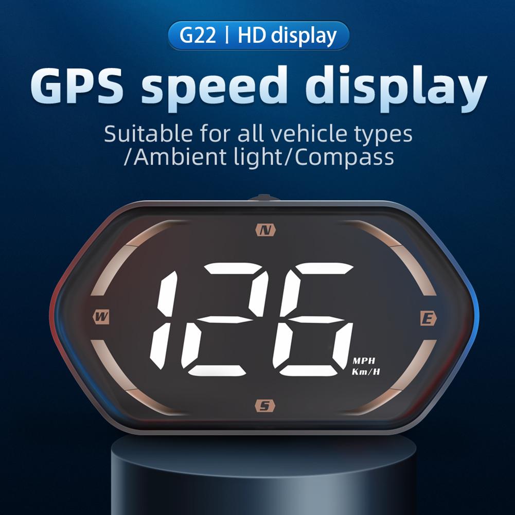 

5V GPS Speed Compass Display HUD Car Auto Digital Head Up Display Speedometer Dashboard KM/H MP/H Car Accessorie