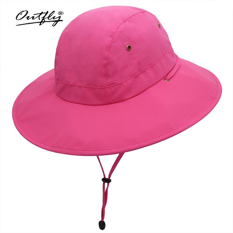 Summer sunshade bucket hat men's sunscreen UV protection big eaves hat outdoor water splashing rain hat