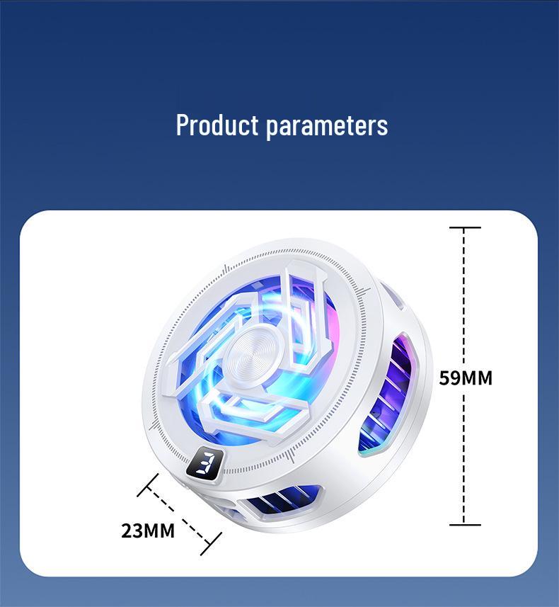Icing Phone Cooler: Magnetic Semiconductor Heat Dissipation Clip for Gaming & Streaming