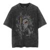 Cartoon Spell Battle Oversized Retro 3D Printed Loose Large Round Neck Cotton Short Sleeve T-Shirts Men’s