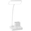 LED Eye-Care Desk Lamp with Pen Holder - Student Dorm & Office USB Night Light