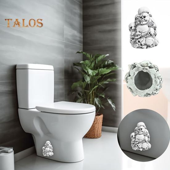1/2Pcs Toilet Bolt Cover Decoration Easy Installation Skull Shape Design Hide Ugly Bolts Toilet Screw Cover