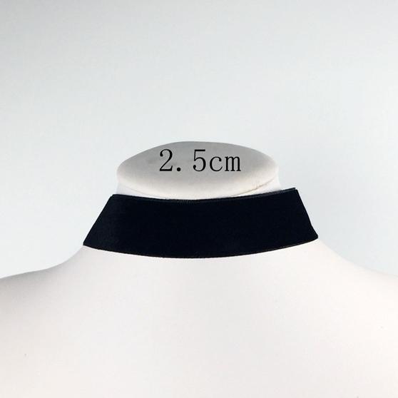 Korean Fashion Womens Accessoires Punk Gothic Soft Black Velvet Choker Necklace Girl Neck Jewelry Colar Feminino