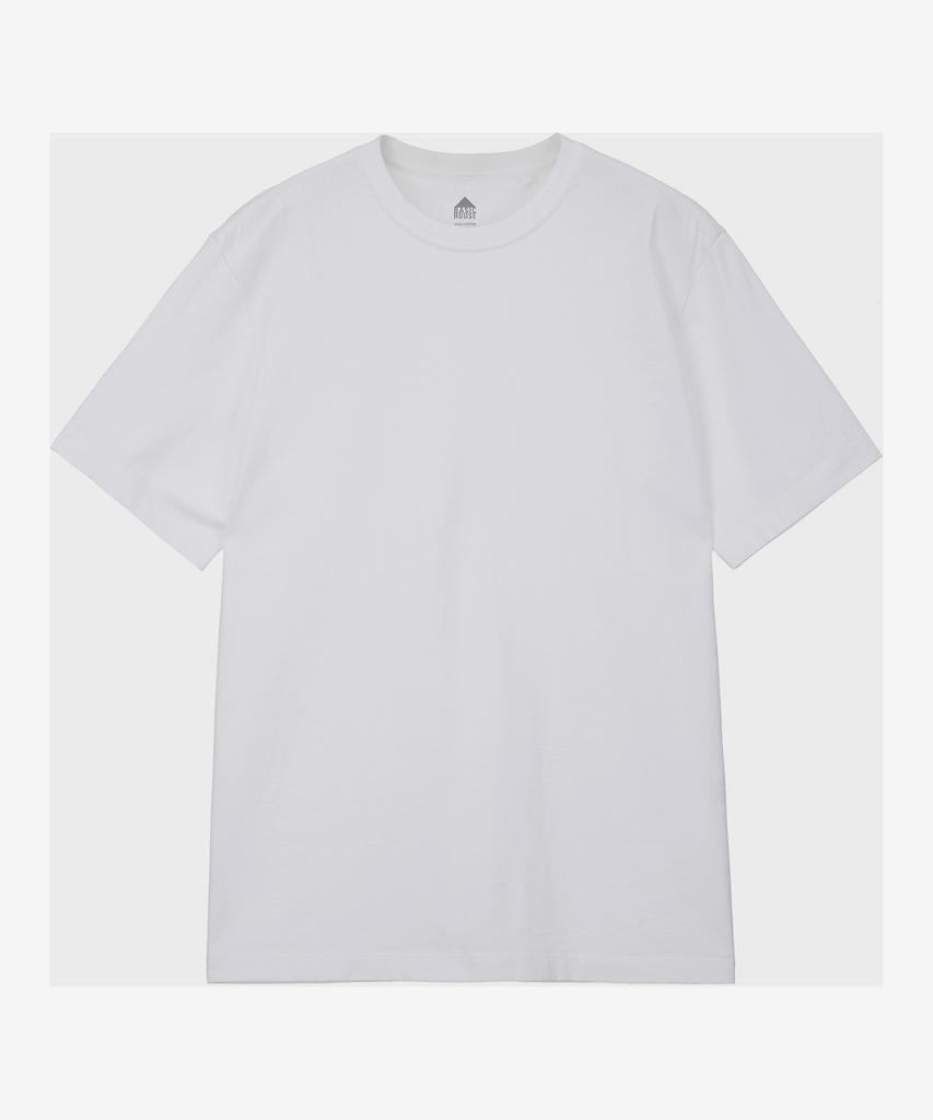BASIC HOUSE [Set] (Regular + Long) Layered Oversized Short Sleeve T-Shirt 2-Pack (+4Cm~7Cm)