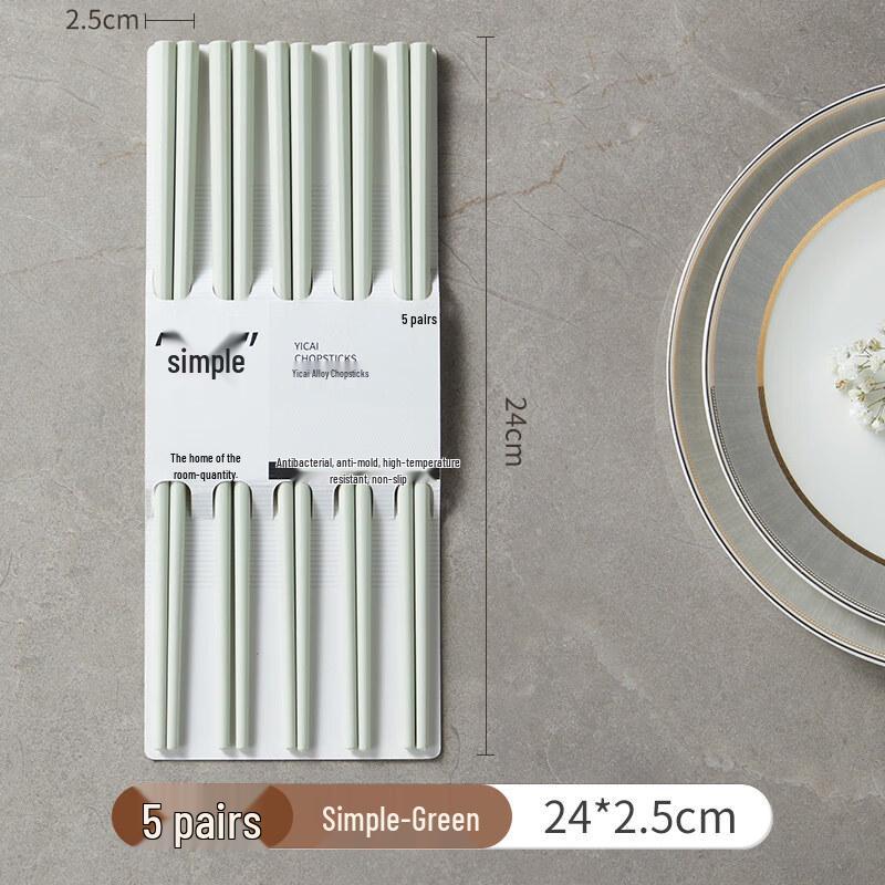 

Yuzhou Aesthetic Multi-Angle Alloy Chopsticks