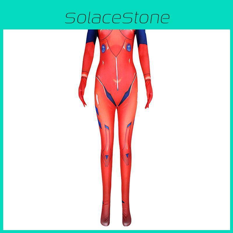 Evangelion New Century Asuka Ayanami Rei Cos Jumpsuit For Halloween Dress Up