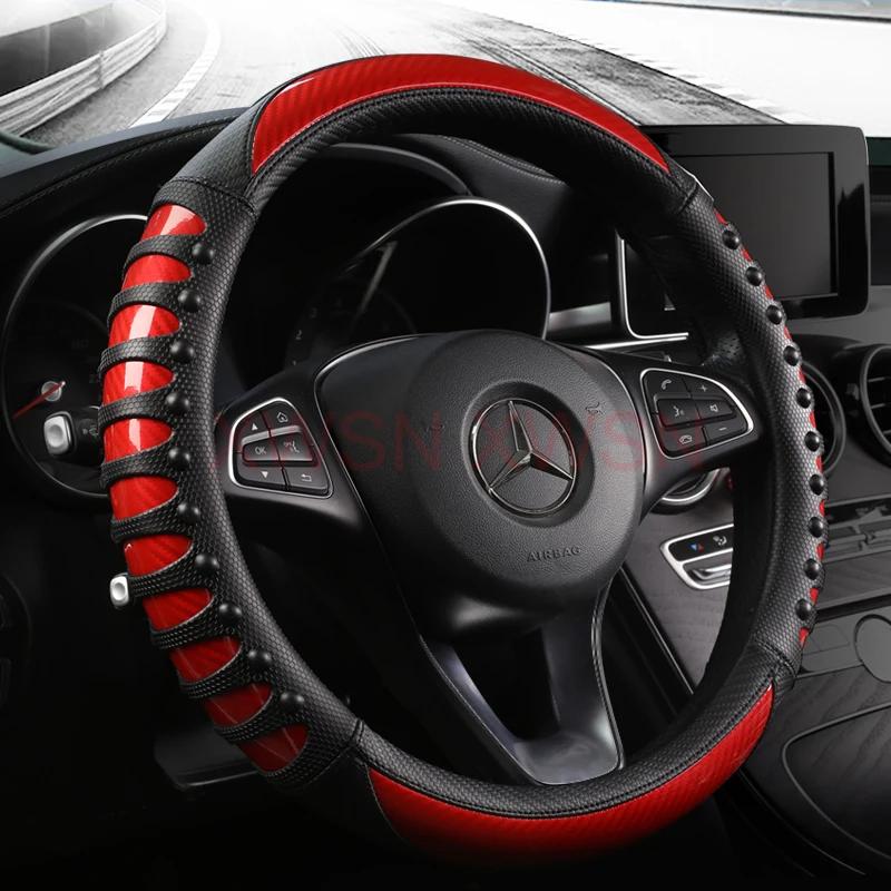 Micro Fiber Leather Steering Wheel Cover for Mercedes B-Class W245 W246 W242 W247 B-Klasse B180 B200 B250 B250E Car Accessories