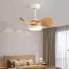 21 Inch 6-Speed Quiet Ceiling Fan Light Adjustable DC Motor Ceiling Fan Lamp Bedroom Dining Room Patio Lighting Ceiling Fan