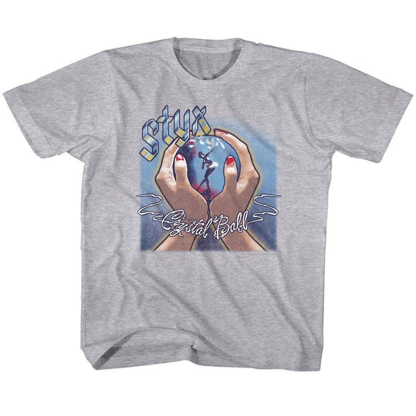 Styx Bright Ball Gray Heather Children s T-Shirt L