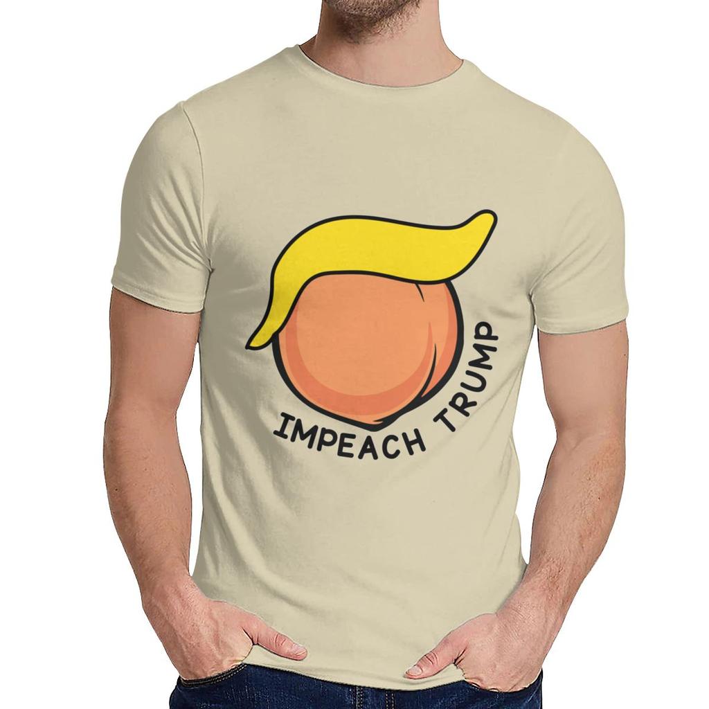 Funny Impeach Donald Trump Peach T Shirt Quality Print 100 Cotton T Shirt