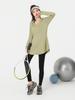 2026 Fashion Plus Size Women's Hooded Yoga & Sports Set - Long Sleeve for Spring/Autumn