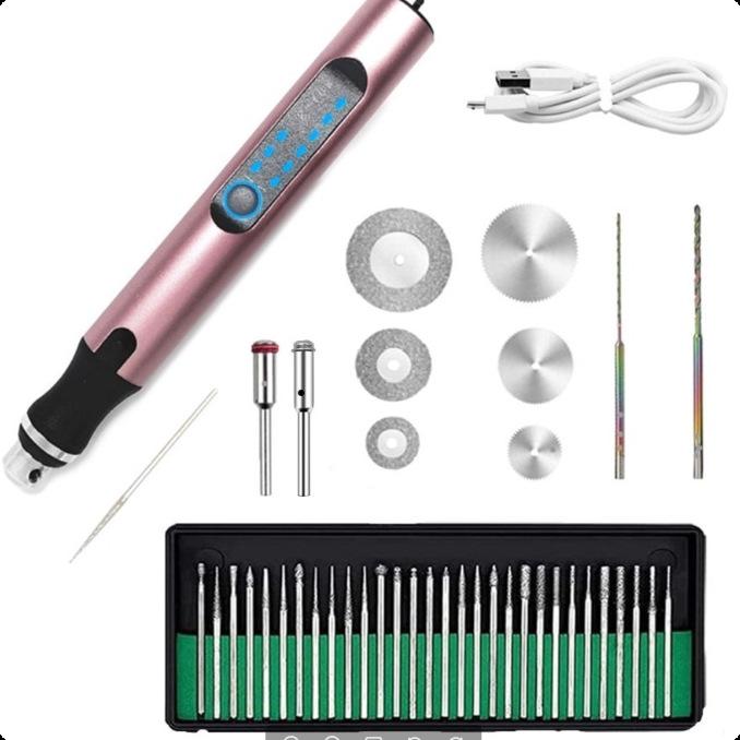 Electric Grinder Pen: Handheld Carving, Polishing & Engraving Tool for Jade & Wood