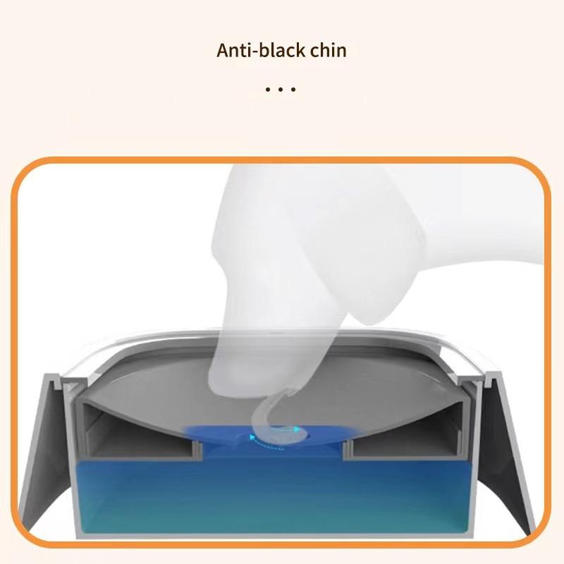 Anti-splash Water Bowl For Dogs 1L Large Capacity Drinker Drinking Bowls Dog Waterer For Puppy Cat Pet Accessories
