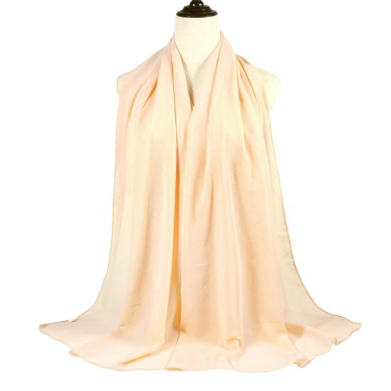 

Женский платок на голову, однотонный, блестящий, жатый, шифоновый платок, дышащая накидка, тюрбан, многофункциональный, стильный аксессуар