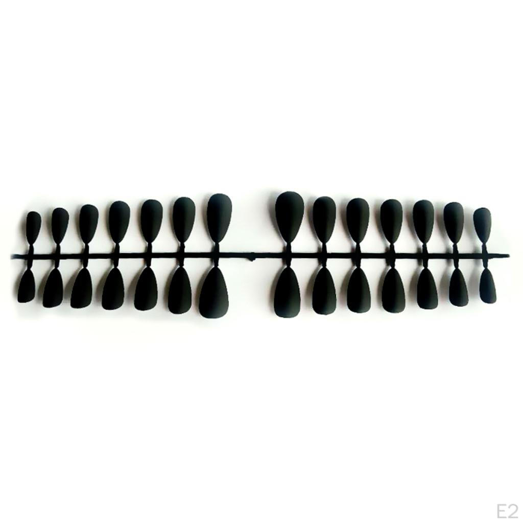 24Pcs Salon Artificial False Nails Tips Cosplay Matte Nail