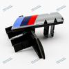3D ABS M Sport Front Grille Emblem Badge for BMW E46 F30 G20 X5 X1 X3  Modification Car Styling Accessories 9cm 7.3cm Decal Logo VDLQX1