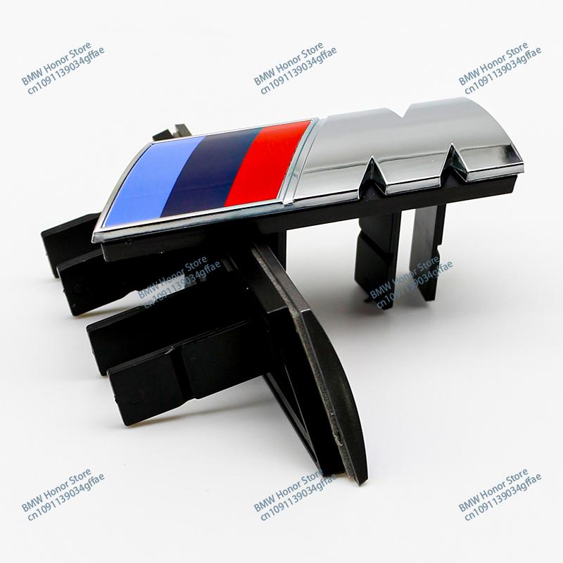 3D ABS M Sport Front Grille Emblem Badge for BMW E46 F30 G20 X5 X1 X3 Modification Car Styling Accessories 9cm 7.3cm Decal Logo VDLQX1