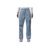 Einfache Jeans mit mittlerer Leibhöhe in Unifarben für Damen Bottoms IM9713-440
