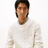 Tommy Hilfiger Unisex Cable-Knit Pure Wool Sweater