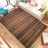 wooden planks Crystal Velvet Office chair mat Area Rug - Non-Slip, Floor Mat, Office Desk Chair Rugs,Christmas Gift-1106098