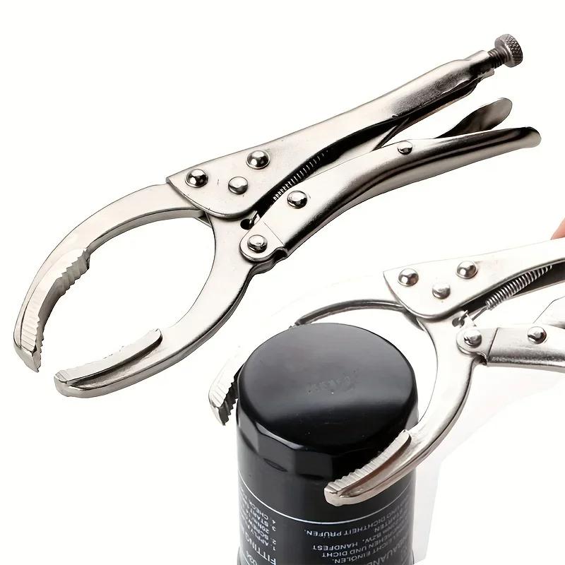 Engine Oil Filter Wrench Clamp Grid Multi-Function Adjustable Tool for Car Oil Change Repair Disassembly