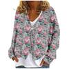 Womens Zip Up Sweaters Sweatshirts Long Sleeve Oversized Jackets Soft Casual Loose Tunic Tops