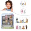 Bluey Family And Friends Action Figures Set With Eight Vibrant Pvc Models For Kids Gifts