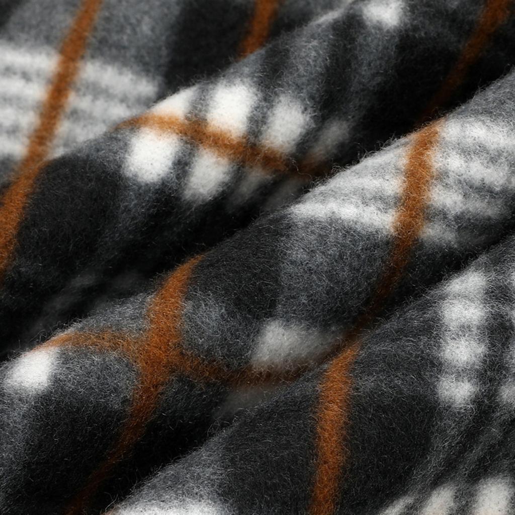 Men's Plush Long Sleeve Pullover Half Zip Knit Sweater Men's Warm Sweater