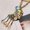 Ethnic Style Vintage Leather Necklace Long Fashion Bohemian Sweater Chain Fashion Clothing Accessories