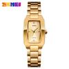 SKMEI 1400 Relogio Feminino Quartz Watch Fashion Thin Watches Ladies Casual Dress Luxury Silver Ladies Rhinestone Waterproof