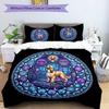 Cybernetic Canine Kingdom Pattern Bedding,Quilt Set Quilt Cover Pillowcase Home Birthday Gift (1 * duvet cover + 2 * pillowcase, without core)