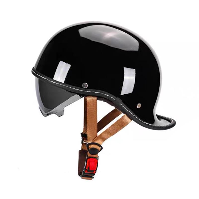 

Китайская сертификация 3C ретро шлем мотоциклетный шлем мужской и женский четыре сезона круизный шлем для езды личность полушлем. M