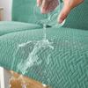 Latest Waterproof Jacquard-Patterned Chair Covers Designed For Dining Room Soft Stretch Slipcover For Dining Washable Removable Chair Protector