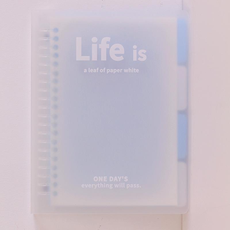 Frosted Binder Notebook 2026 A5b5 Dreamy Colorful Simple Style Planner