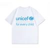 Olunteer Team Of The Unicef Charity Organization Tshirt Unisex Unisex 2026 Summer New Fashion Unisexs Tshirt Cotton Breathable Tees