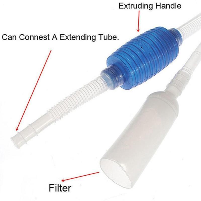 NEW Aquarium Water Pump Vacuum Siphon Gravel Cleaner Fish Tank Cleaning Tool Pump Filter  Cleaner Tool Easy Change