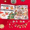 1 Set 24 Günlük Noel Geri Sayım Takvimi Sürpriz Kendin Yap Yaratıcı Takı Uçlu Yapım Kiti Noel Advent Takvimi Kız Bileklik