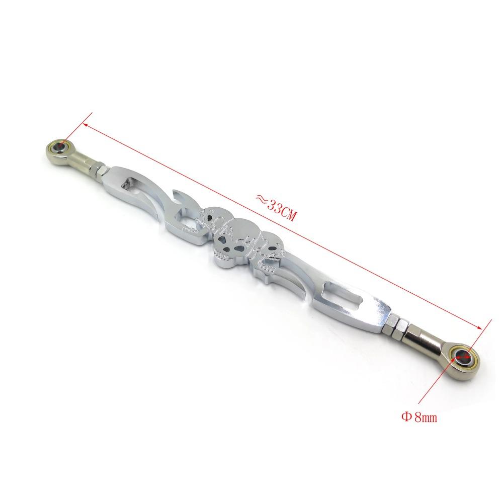 Motorcycle Parts for Harley Davidson Softail FXDWG Dyna Wide Glide CHROME Skull Shift Linkage