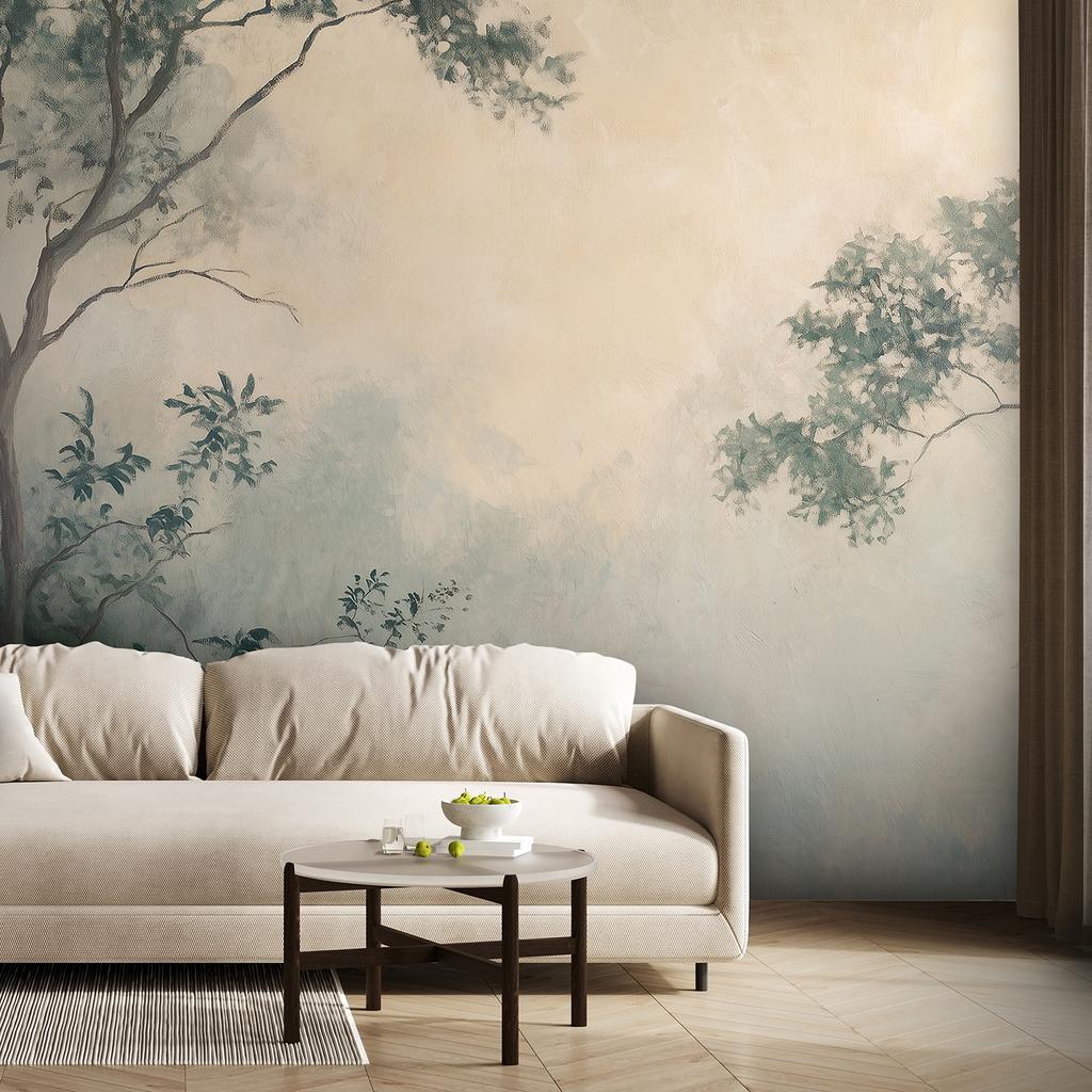 Wallpaper Fog in the forest