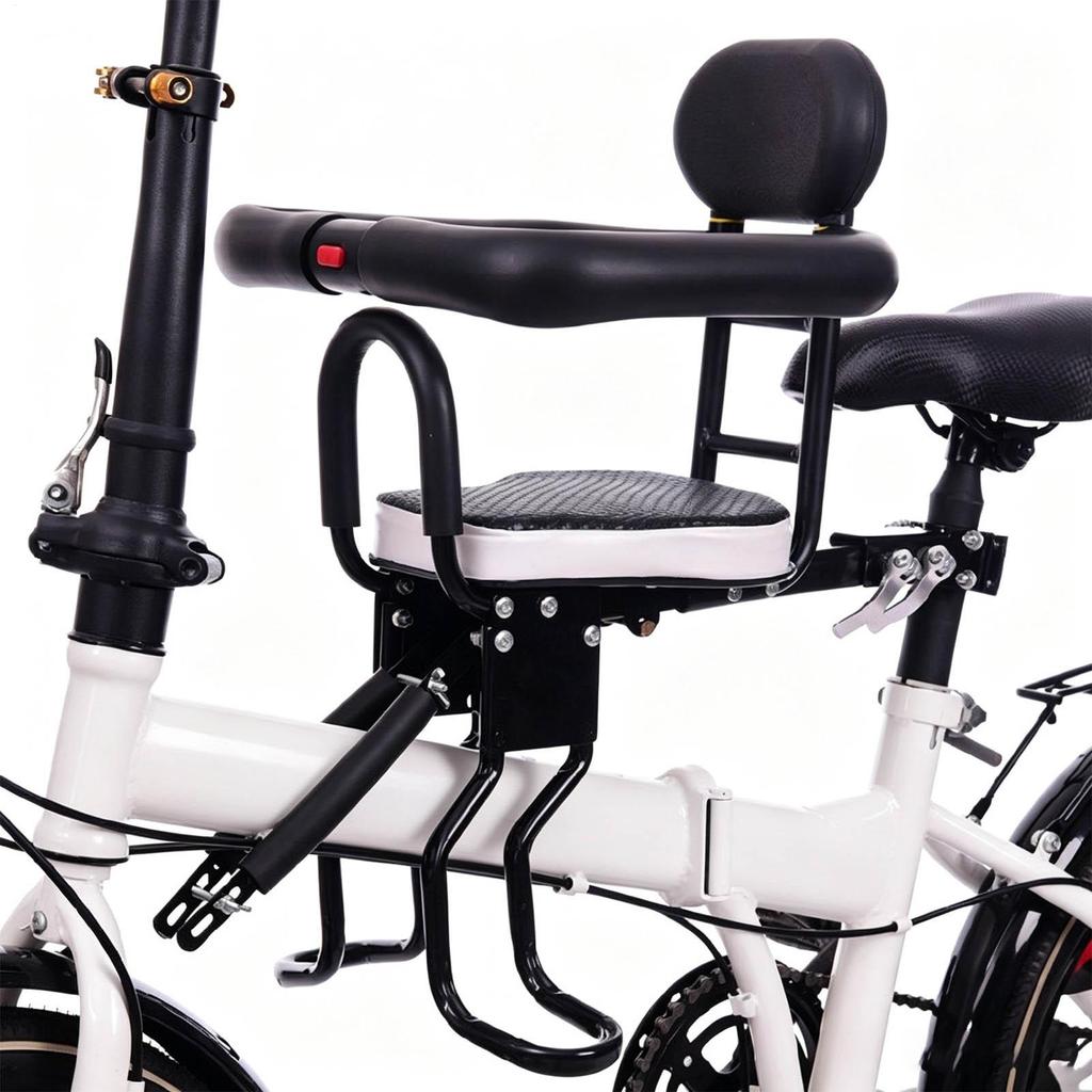 Front-mounted child bicycle seat with guardrail bike Seat post and stem-mounted child seats for Mountain Road bike accessories