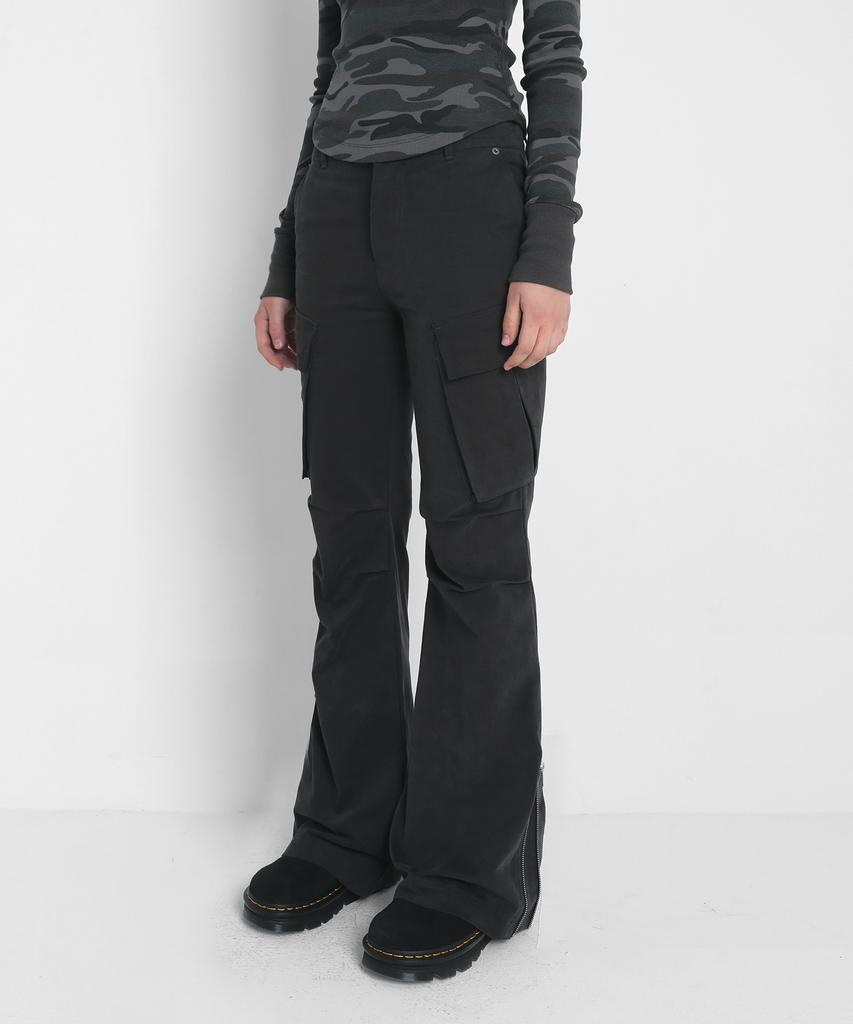 Saendeulig Bootcut Cargo Pants_Charcoal